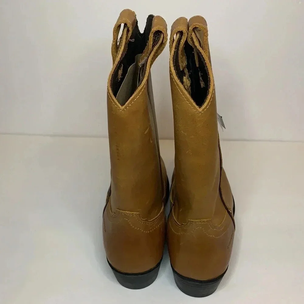 Eurostar Clive Cowboy Leather Boots Dark Brown Men’s 12 New